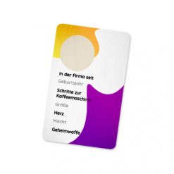 Sublistar® Carte de visite plastifiée taille 86 x 55 x 0,2 mm PrintFabrik Grossiste en matériel de sublimation