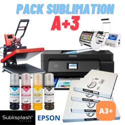 Pack A3 Ecotank avec presse à plat et presse à mug