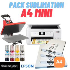 Pack Mini A4 Ecotank avec presse Secabo TC-2 23x33cm