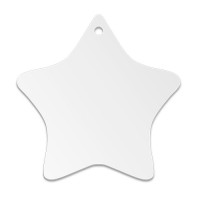 Ornements en plastique avec ruban de satin rouge à accrocher PrintFabrik Grossiste en matériel de sublimation