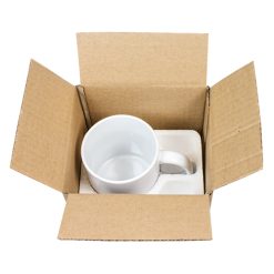 Boîte cadeau en carton avec insert en polystyrène pour mugs, lot de 30 pièces PrintFabrik Grossiste en matériel de sublimation